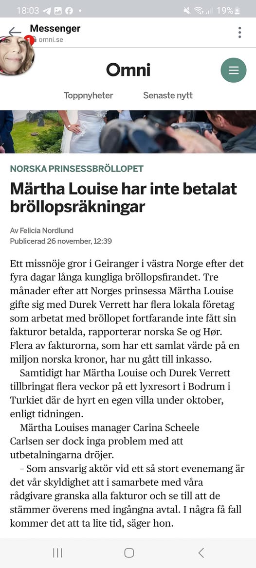 Obetalt Kungligt Bröllop