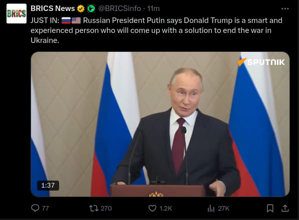 Putin Tror På Trump