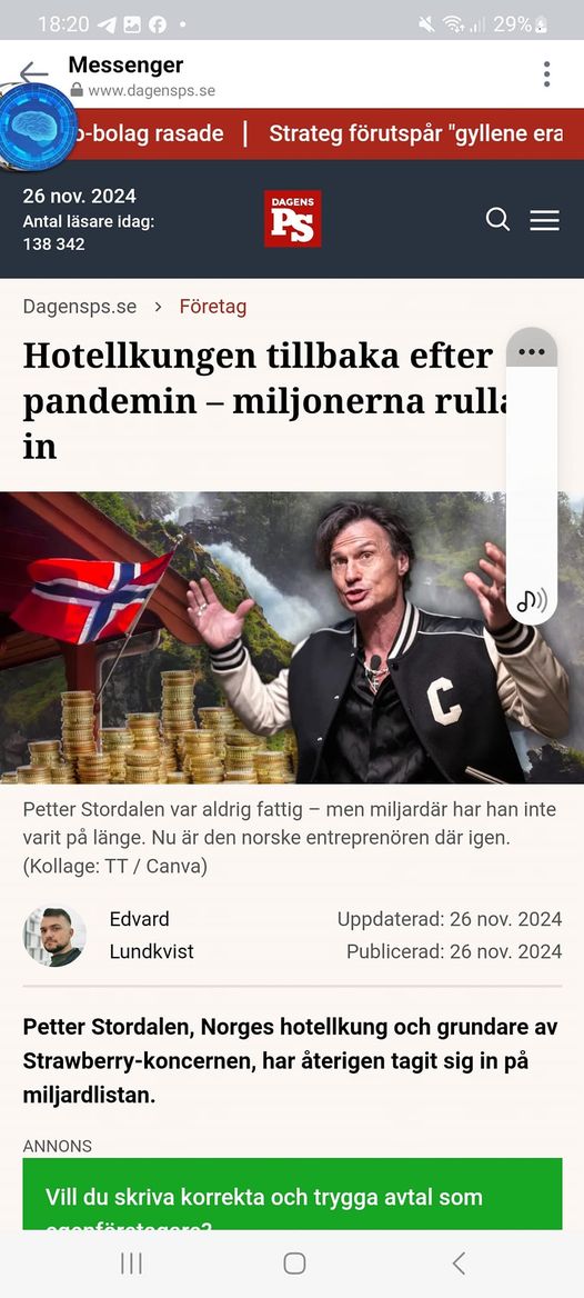 Storstalin Rullar In Miljoner