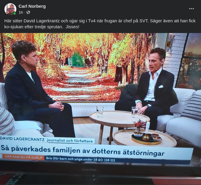 Lagercrantz-Ojande I TV4