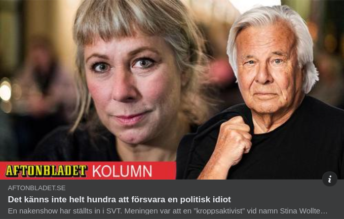 Guillou, Stina Wollter & Yttrandefriheten