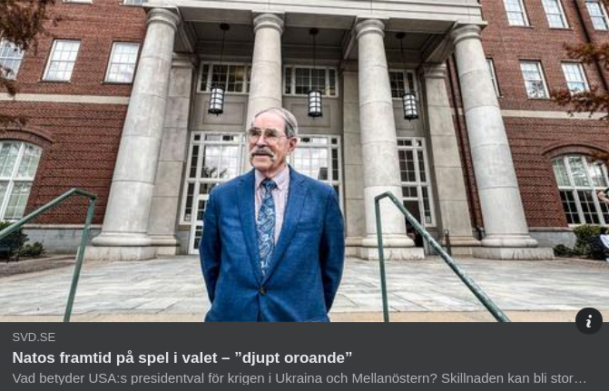 SvD Om Natos Framtid I Ljuset Av USA-Valet