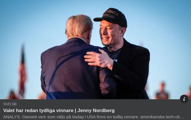 Tydliga Valvinnare I SvD