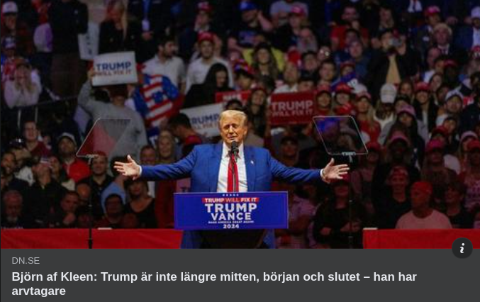 Trump-Arvtagare I DN
