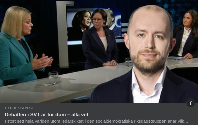 Expressen Om Allmänt Förstådd Dumdebatt I SVT