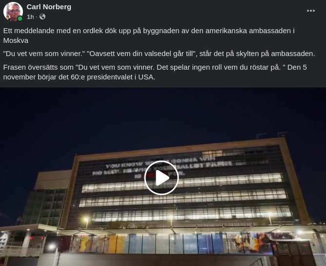 Ordlek På Amerikanska Ambassaden I Moskva