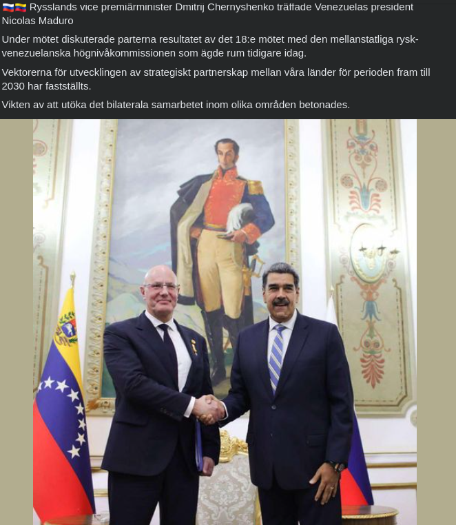 Ryssland & Venezuela
