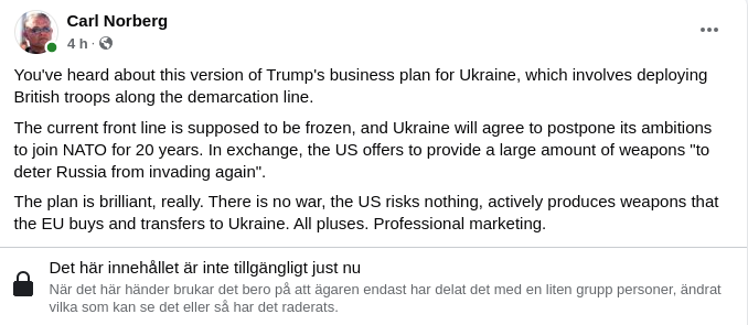 Trumps Affärsplan För Ukraina..