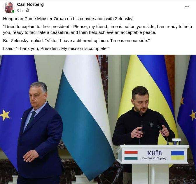 Tidsfråga Mellan Orbán & Zelensky