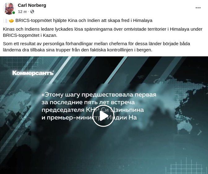 Himalaya-Fred Efter BRICS-Möte