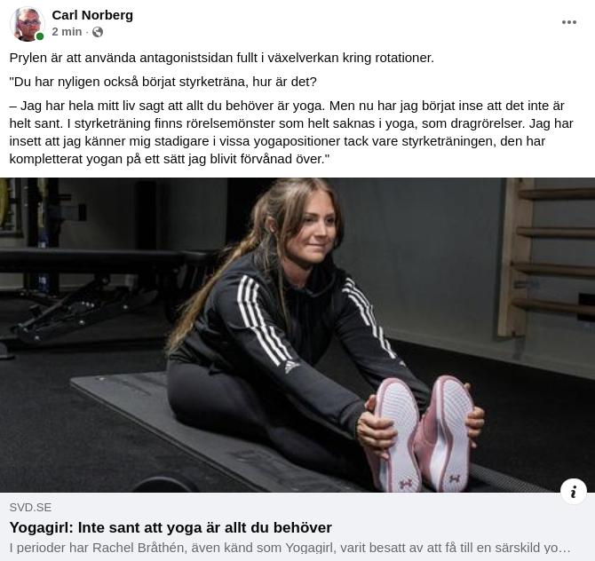 Styrketräning & Yoga