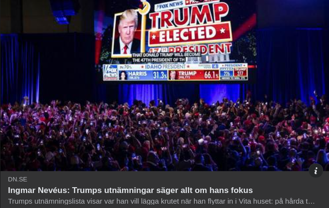 Fokustalande Utnämningar I DN