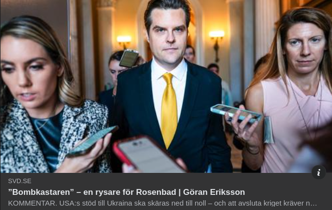 SvD Om Amerikanska Ministrar