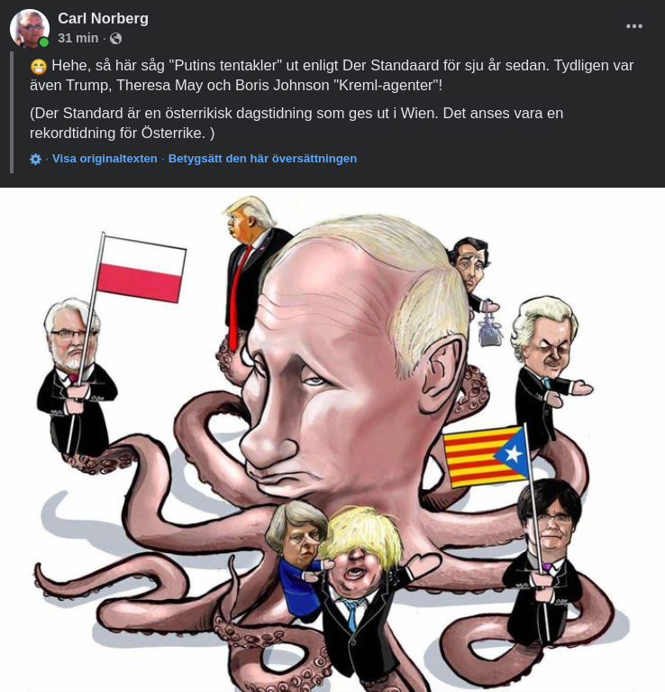 Gamla Putin-Tentakler Från Österrike