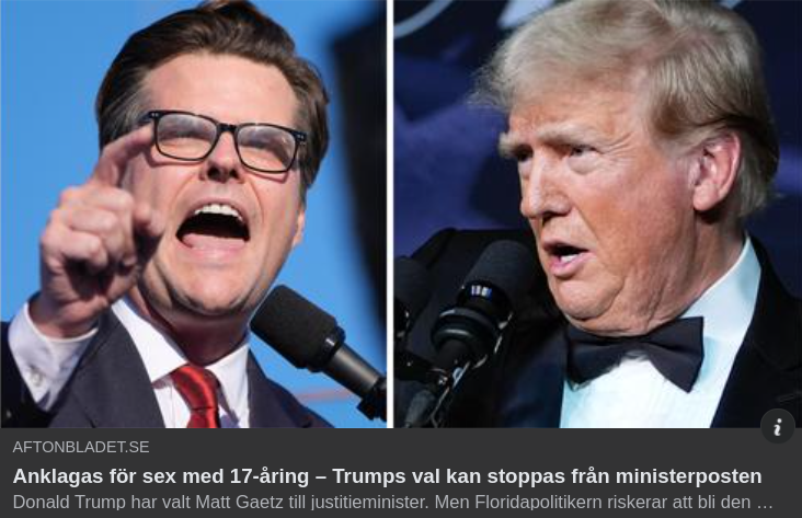 Om Gaetz I Aftonslasket