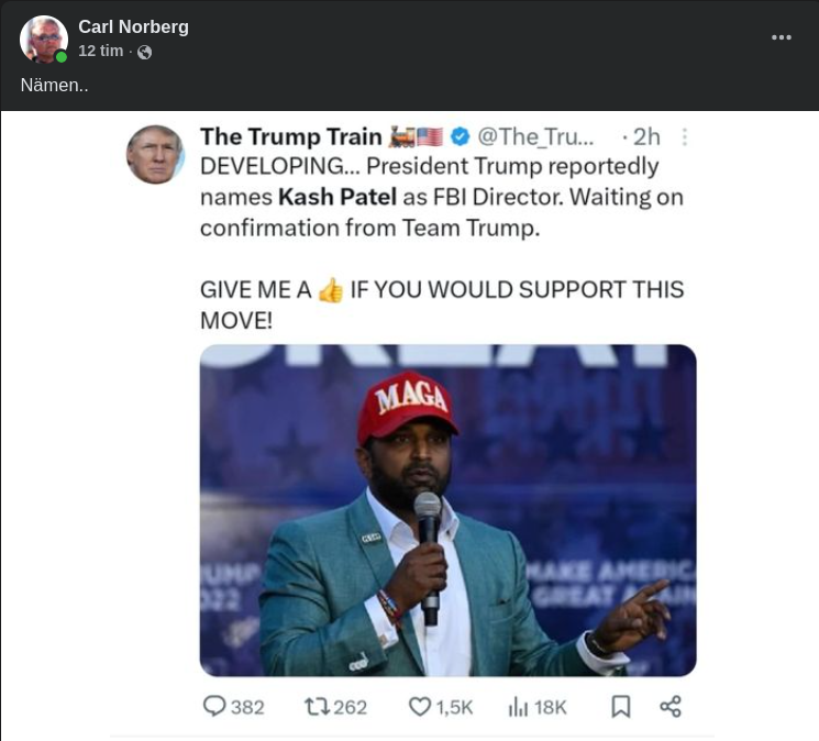 FBI För Kash Patel?..