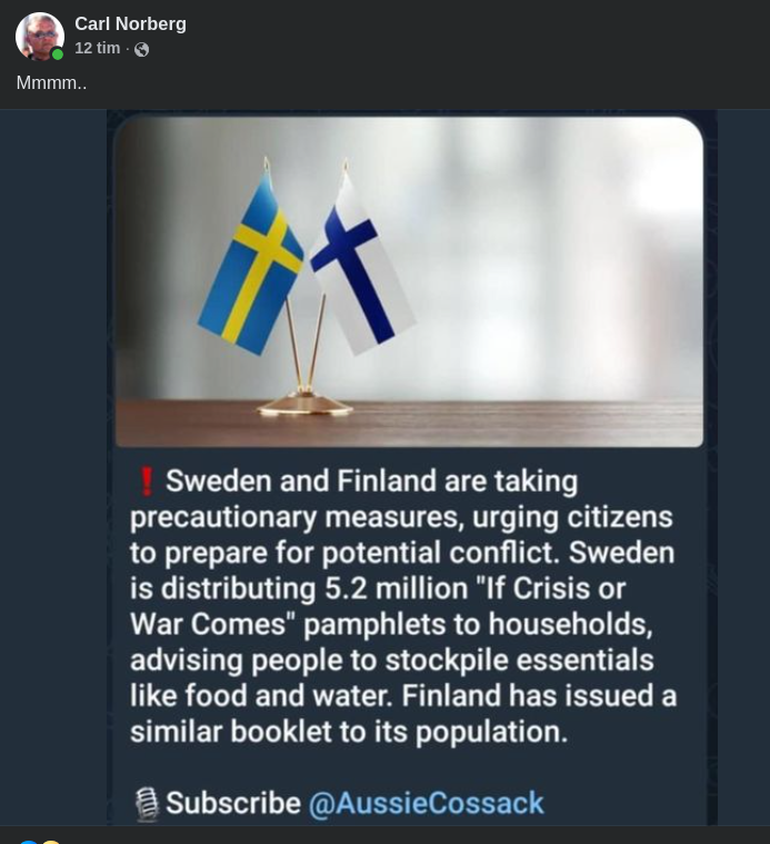 Svenska & Finska Försiktighetsåtgärder