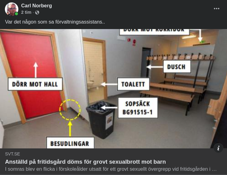 Fritidsgårdsanställd Döms För Grovt Sexbrott Mot Barn I Förskoleålder