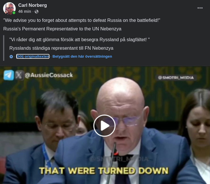 Ryskt Slagfältsråd I FN