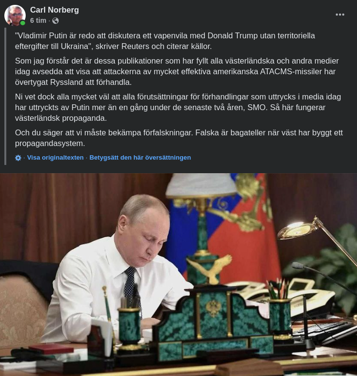 Reuters Citerar Källor..