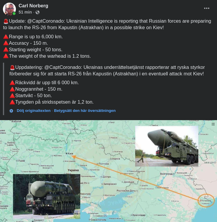 Rapport Om Ryska Förberedelser