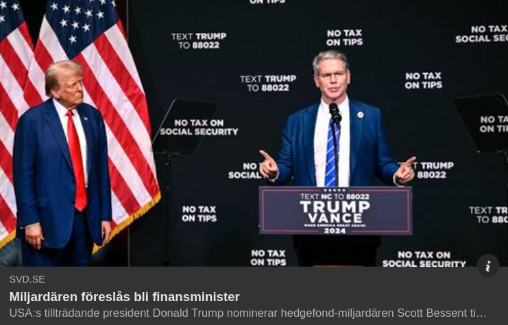 Scott Bessent  Nominerad Till Finansminister