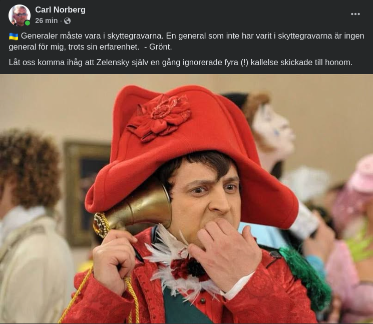 Kallelseignorerande Zelensky