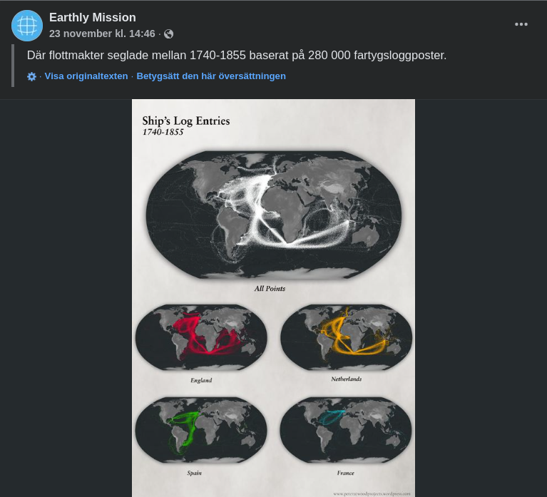 Seglingsrutter Före Suez-Kanalen