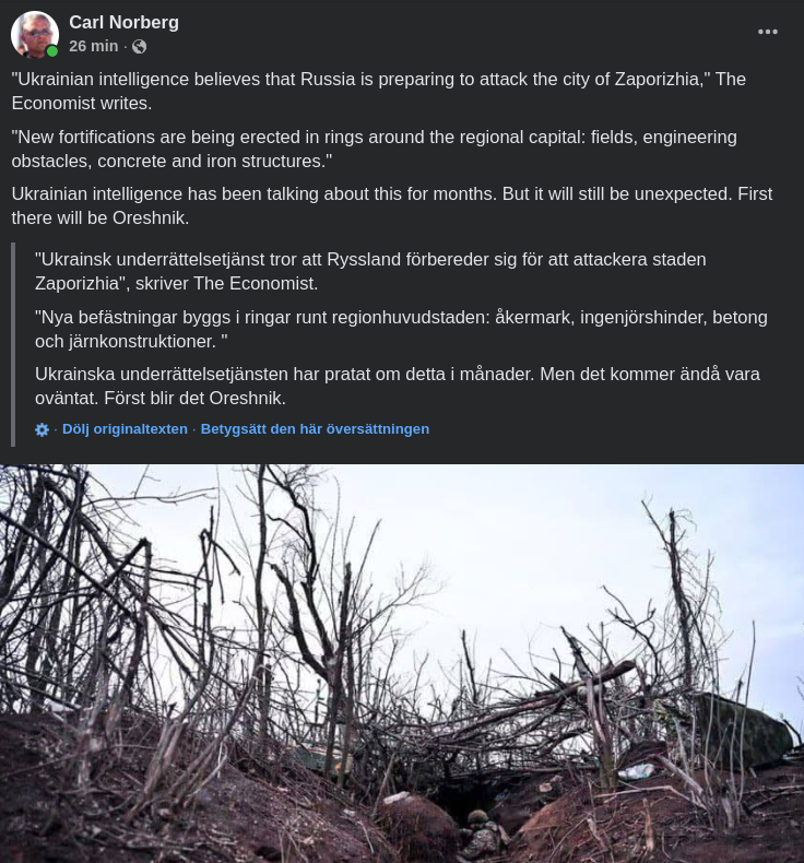 I Väntan På Oreshnik