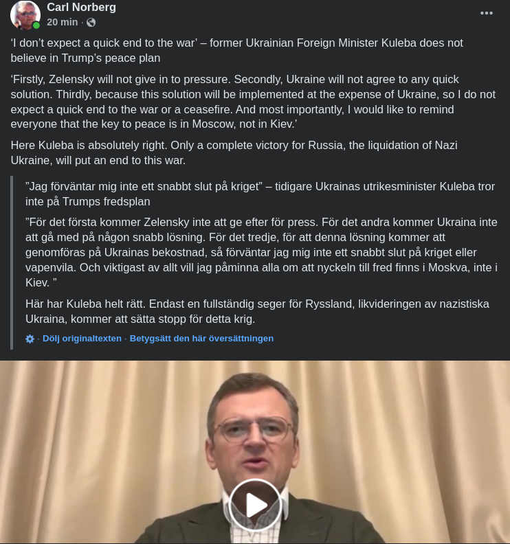 Ukrainsk Misstro Mot Snabbt Krigsslut