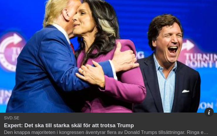 Expert I SvD Om Äventyrade Trump-Nomineringar