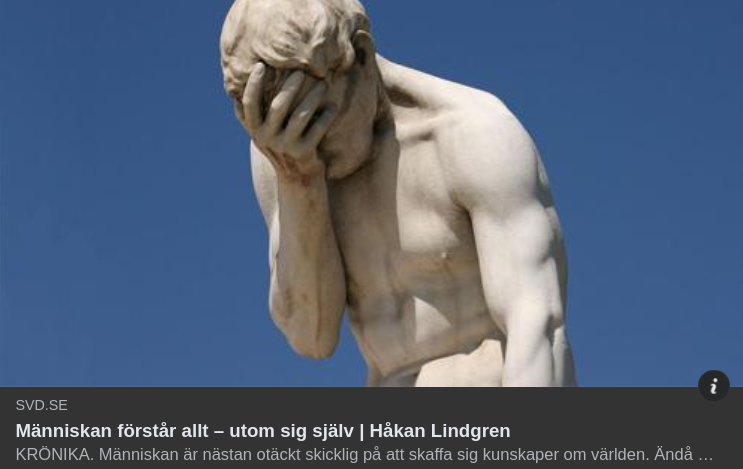 Mänsklig Förståelse I SvD