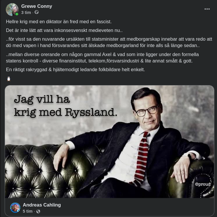 Från Barnhandlare Till Krigshetsare