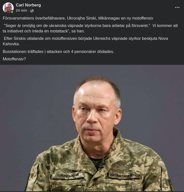 Ukrainsk Motoffensiv..