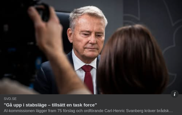 AI-Kommissionen Lägger Fram 75 Förslag