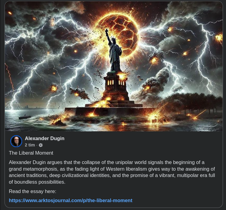 Dugin Om Kollaps & Början