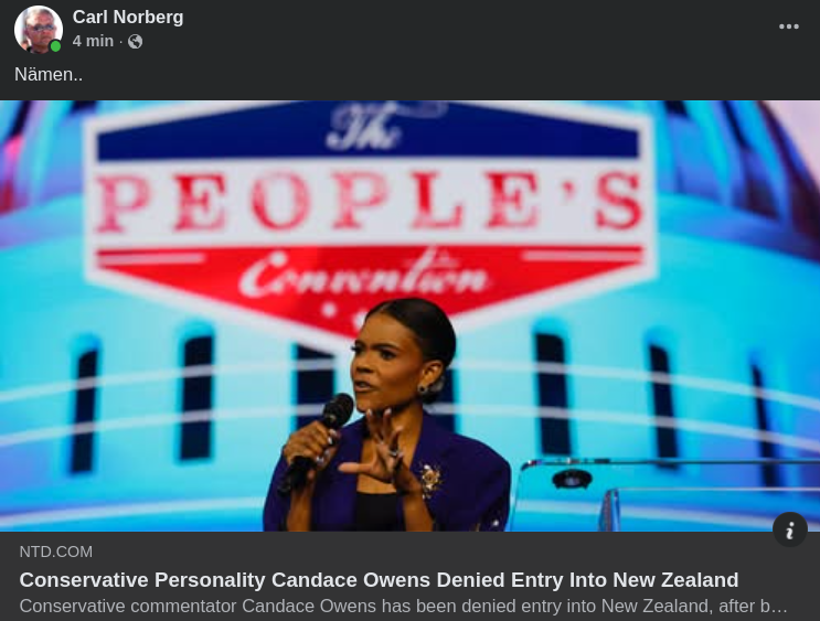 Candace Nekas Inresa I Nya Zeeland