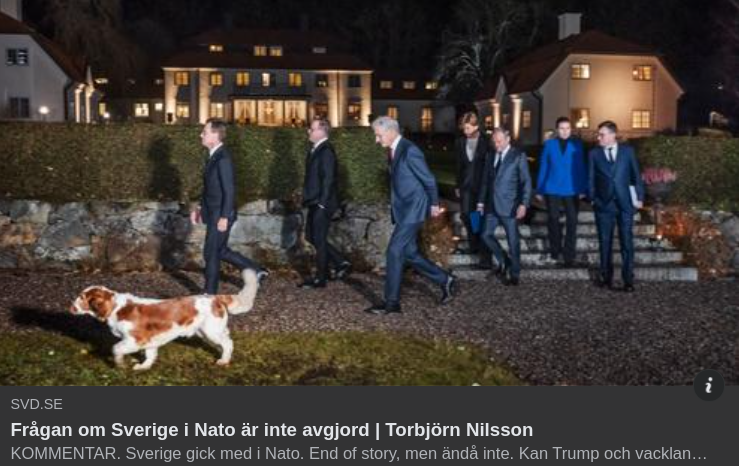 Oavgjort Om Nato I SvD