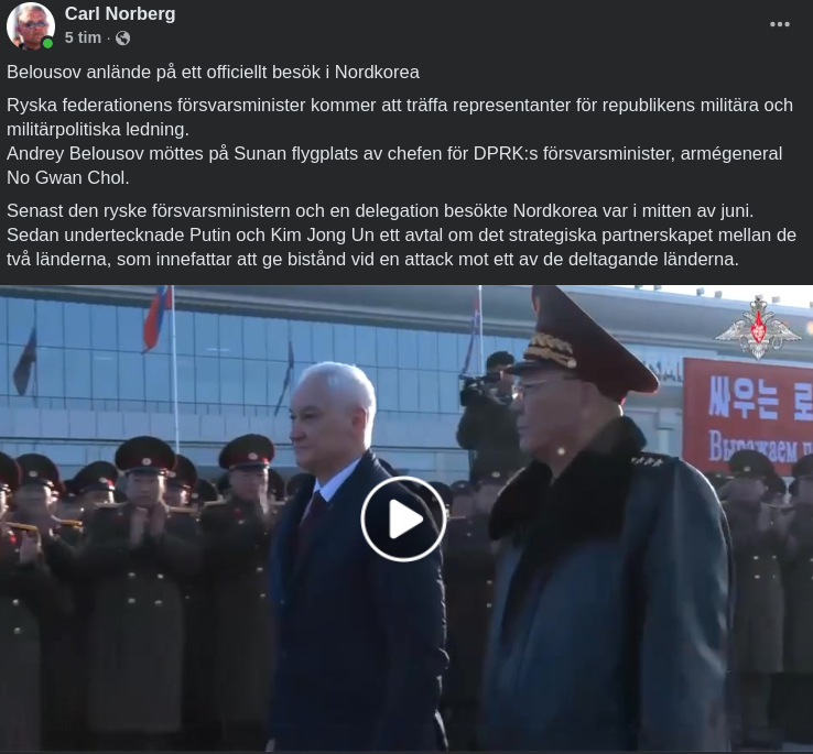 Belousov I Nordkorea