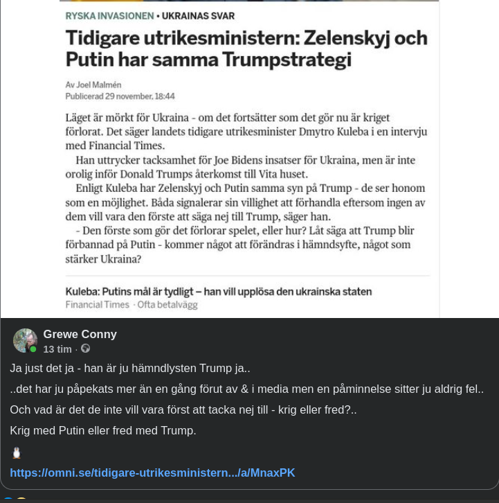 Ingen Vill Säga Nej Först Till Hämndlysten Trump..