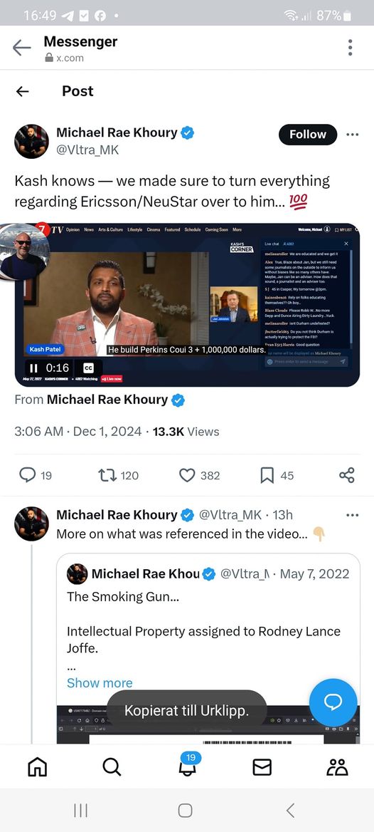 Patel & Ericsson/NeuStar