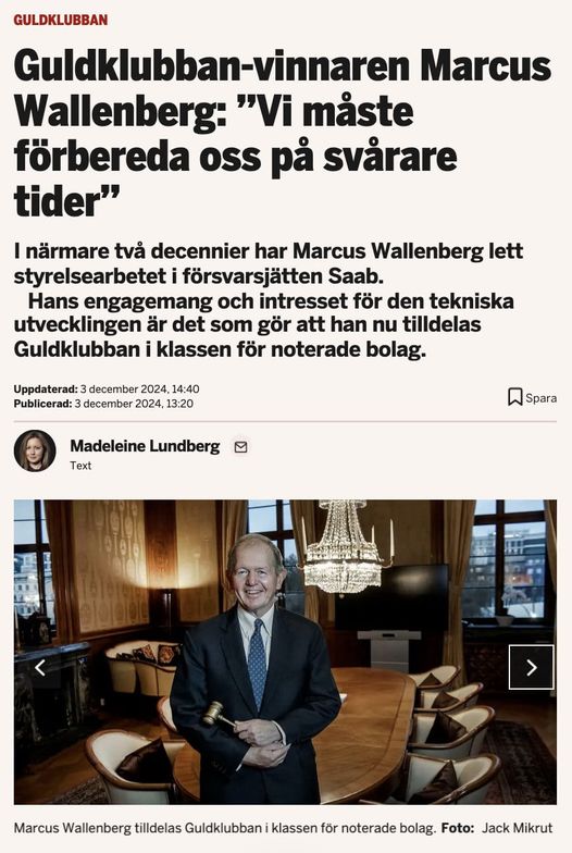 Guldklubban-Vinnare Wallenberg