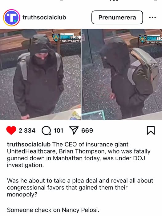 Mördad Var Under DoJ-Utredning