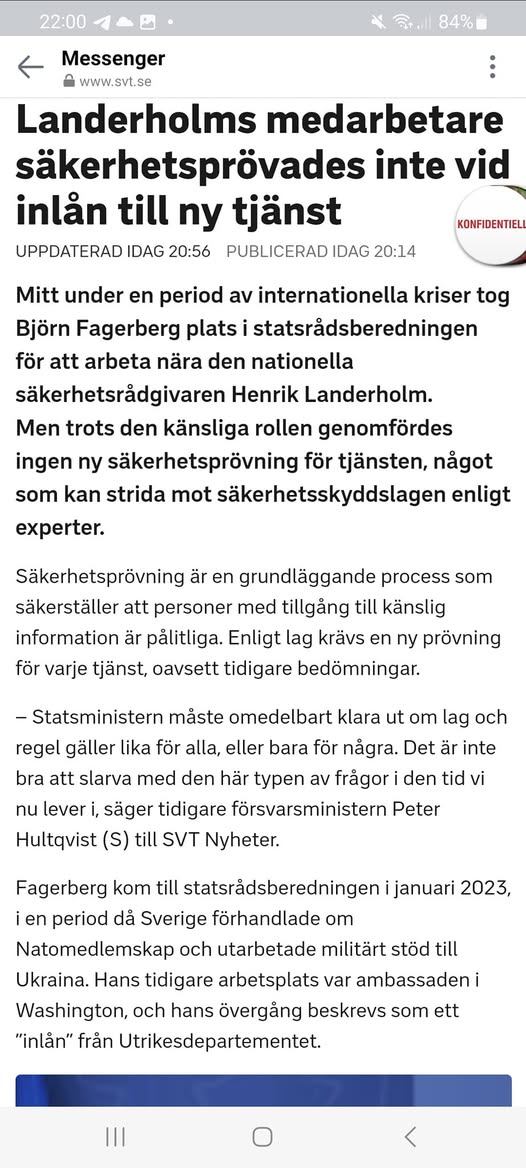 Medarbetare Utan Säkerhetsprövning