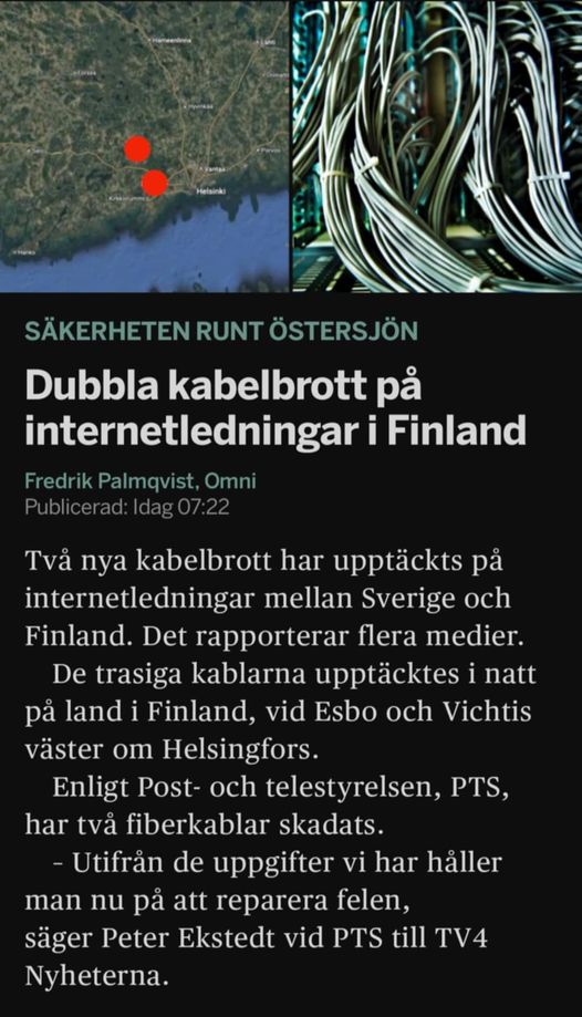 Dubbla Kabelbrott I Finland