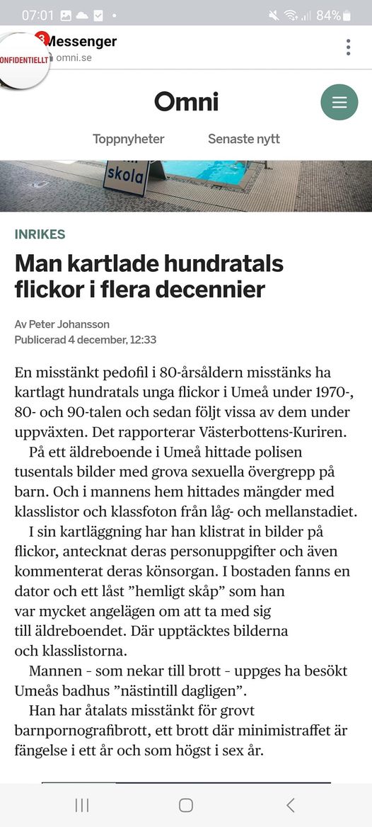 Decenniekartläggande Pedofil