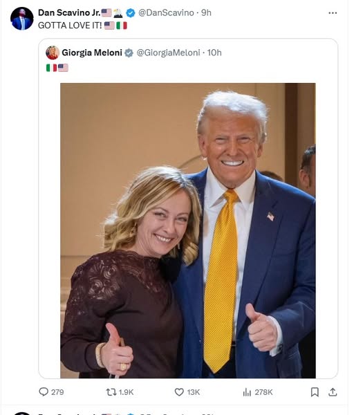 Trump & Meloni