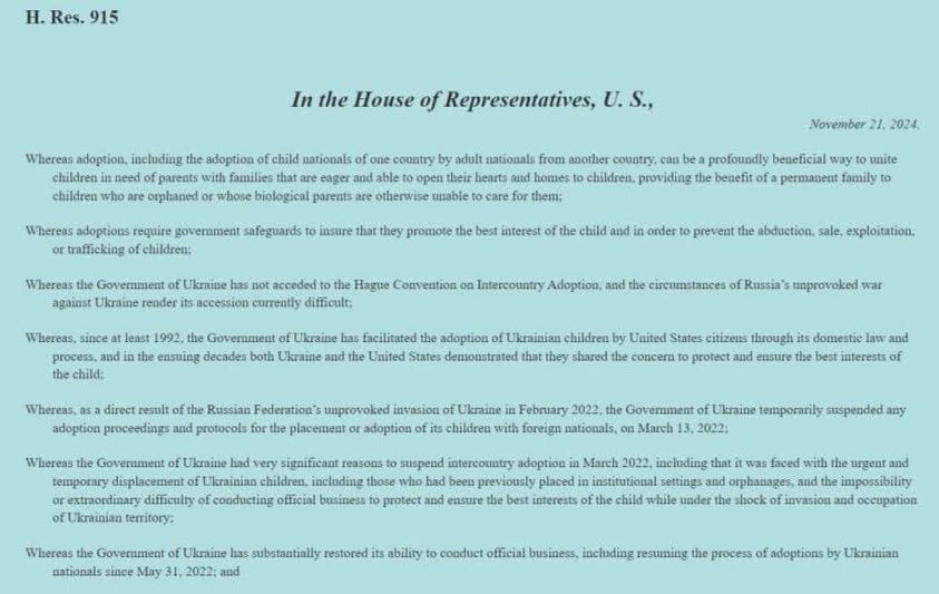 Amerikanskt Krav På Tillgängliga Adoptivbarn Från Ukraina