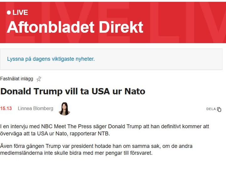 Trump & Nato..