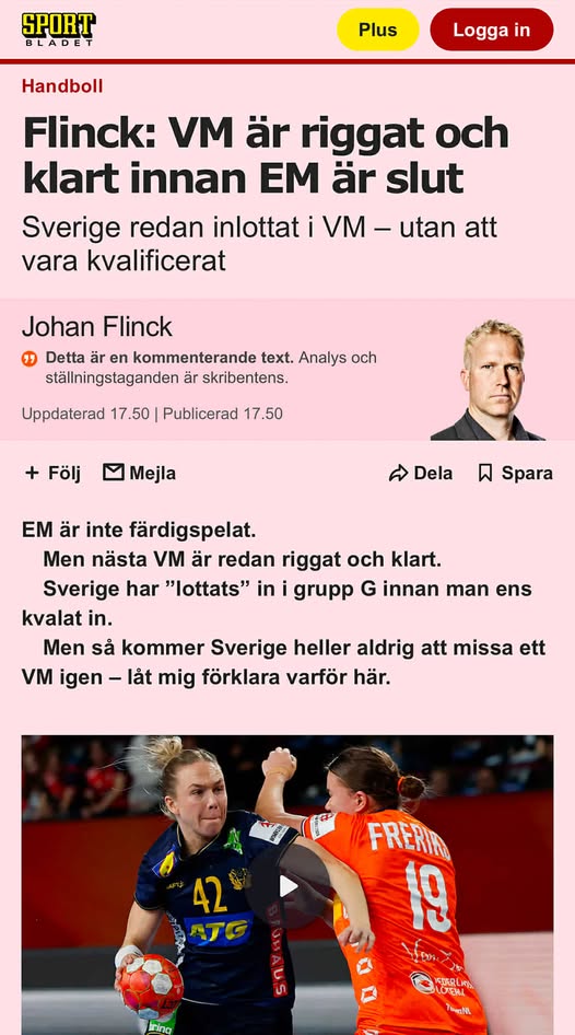 Riggat VM Innan EM Är Slut